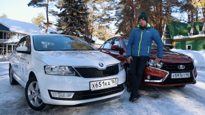 Сравнительный тест-драйв Lada Vesta против SKODA Rapid (2016).mp4