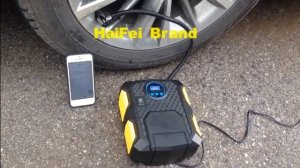 Автомобильный цифровой компрессор с автостопом
