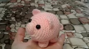 Поросенок крючком. Игрушки амигуруми крючком (часть 2).