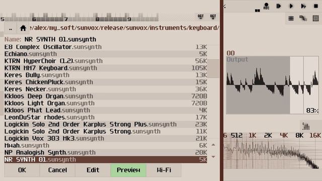 SunVox 2.0 Synths смотреть онлайн