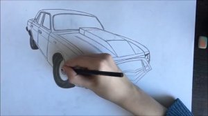 Нарисованные тачки “ВАЛ канал Волга на v8”.