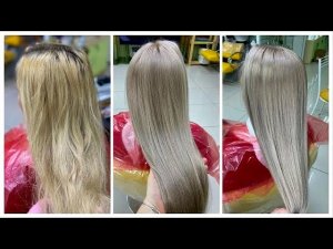 БЕЗ ОБЕСЦВЕЧИВАНИЯ?  Перламутровый бежевый блондин - осветление суперблондом желтых волос