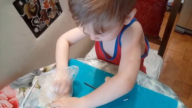 Грузовик из теста. Поделки. смотреть онлайн