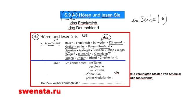 Урок 3 по учебнику Begegnungen A1+ смотреть онлайн