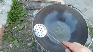 Очистка и подготовка казана Биол на 12 литров