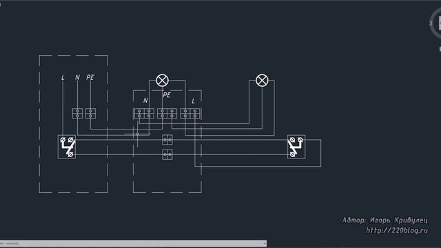 Как сэкономить две жилы кабеля на подключении проходных выключателей? смотреть онлайн
