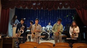 #FanfaresEns7catMIX 006 Джаз-ансамбль саксофонистов   Chameleon  Herbie Hancock