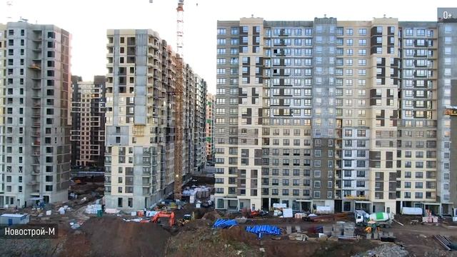 Обзор с воздуха ЖК «Новое Медведково» (аэросъемка: ноябрь 2020 г.) смотреть онлайн