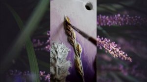 Часы для дома в технике ботанического барельефа