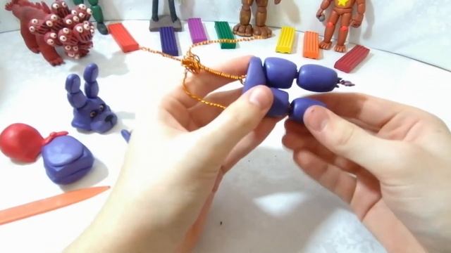 Лепим Аниматроника БОННИ Фнаф 1 из пластилина