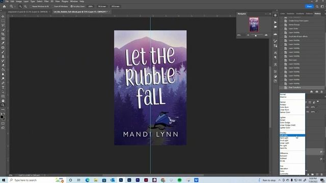 Designing a Contemporary Illustrated Book Cover - Timelapse Book Cover Design in Photoshop