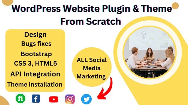 Custom WordPress Website Development Expert | Create Plugin & Themes from Scratch