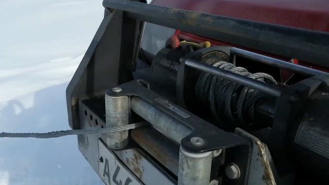 Паджеро Пинин застрял, метр снега, порвали лебедку, Диман Круассан снова всех спас. смотреть онлайн