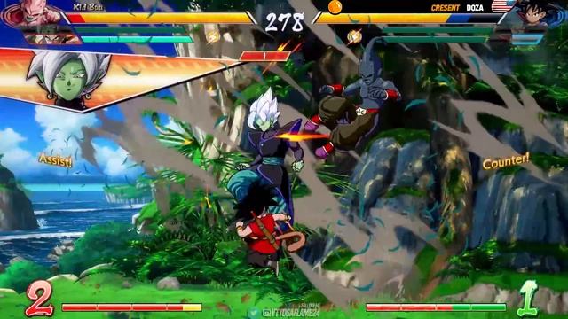 DBFZ ➤ GT Goku With The Infinity Stones [ Dragon Ball FighterZ ]