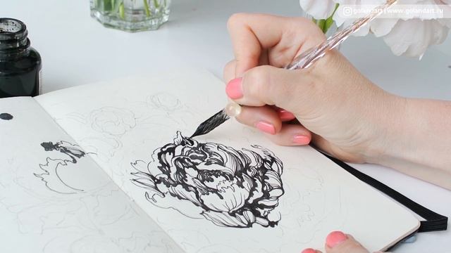 Стеклянное перо. Glasspen. Обзор и тест.