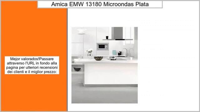 Amica EMW 13180 E - Microondas (59,4 cm, 31,8 cm, 31,3 cm, 230 V, 50 Hz) Plata смотреть онлайн