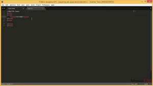 Урок 2 Создаем файлы в Sublime Text 3