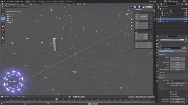 Blender 2021 - 2.93.4 - Previewing my Lazy Boid Moths смотреть онлайн