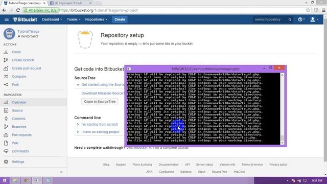 git remote commit push смотреть онлайн