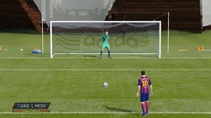 Как войти в режим пенальти на тренировке в FIFA 17/16/15