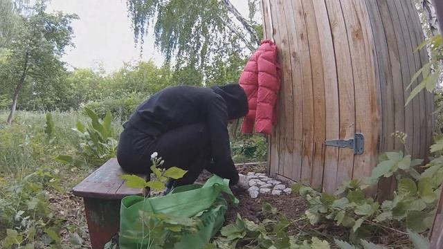 Делаю садовую дорожку из камней
