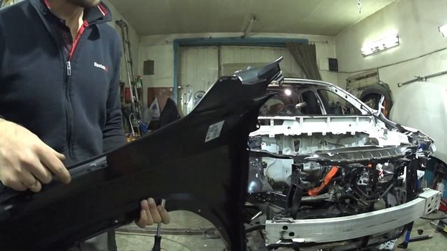Кузовной ремонт Лексус RX 4 поколения 2 часть рихтовка передка #garage880#lexus rx#рихтовка