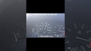 BMW X5 E53 3.0i vs. 4.4i vs. 4.6is vs. 4.8is vs. 3.0d 0-100 km/h