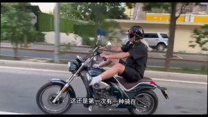 Мопед в стиле чоппер, на вариаторе. ZONGSHEN YOMI. Промо-ролик.