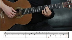 Tab 🔥FEELINGS Acoustic guitar tutorial🎸FINGERSTYLE ⚡guitarclub4you