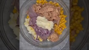 🥗 Быстрый и сытный салат с тунцом