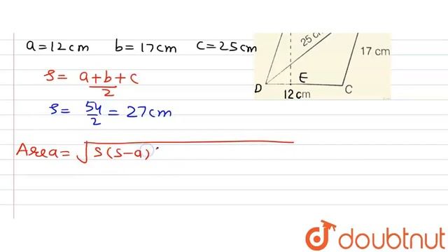 Find the area of a parallelogram given in the figure. Also, find the length of the altitude from... смотреть онлайн
