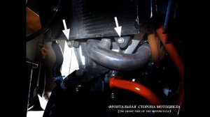 Демонтаж глушителя KTM Duke 390, Установка прямотока (часть 1)