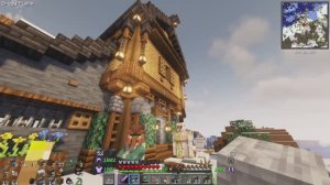 Лучший расслабляющий лонгплей Майнкрафт - Уютный зимний дом, мирное модное приключение. Minecraft.