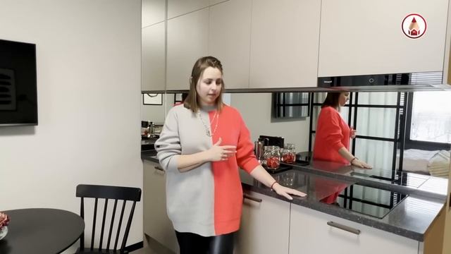 Дизайн интерьера в маленькой квартире-студии 26 метров. Удобная планировка для жизни.