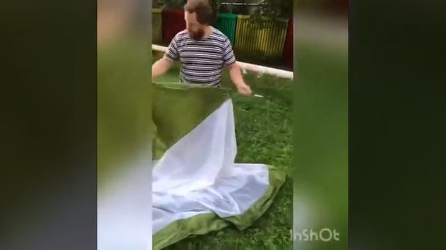 Как сложить шатёр