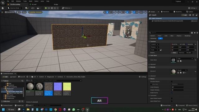 Triplanar материалы в Unreal Engine 5