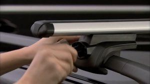 Багажник на крышу Thule Rapid System 757. Крепление на стандартные рейлинги. Установка
