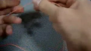 Как правильно вязать узел на крючке