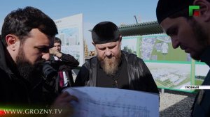 Рамзан Кадыров проверил ход строительства нового правительственного комплекса в Грозном