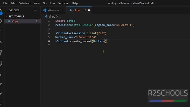 How to create S3 bucket in AWS using Python Script