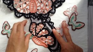 Румынское кружево Бабочка Мастер класс