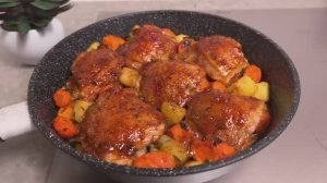 Куриные бедрышки с картошечкой в соусе сразу 2 рецепта!