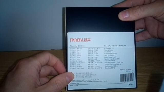распаковка Металлических Hi-Fi наушники FAAEAL Datura-X,музыкальные наушники с микрофоном смотреть онлайн