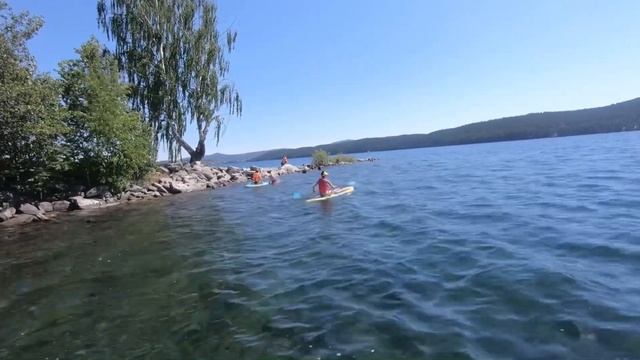 Водный поход на Супах и катамаране, на остров Чайки 13.06.2021 смотреть онлайн