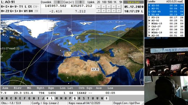 Another Busy Pass - AO-91 FM Satellite смотреть онлайн