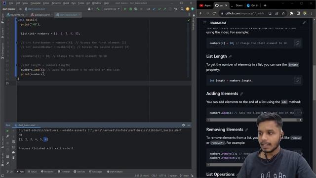 Dart's List ? Operations - Beginner's Guide ? |  50-Day Journey of App Development with AsyncApp