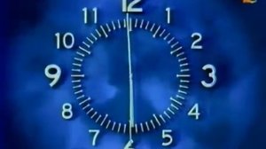 Часы ОРТ 1996 - 2000 со звуком Первого Канала