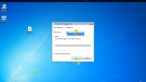 Burning  a disk image (.iso .img) file to disk in Windows.