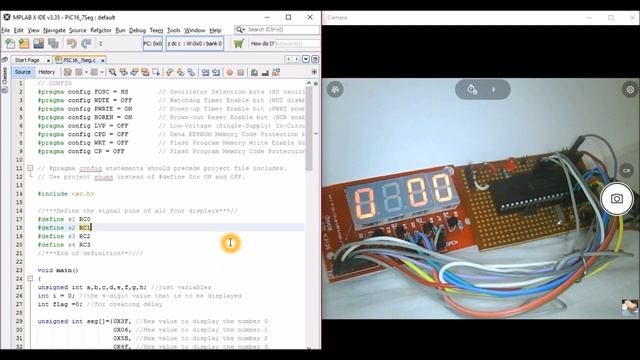 PIC Microcontroller Tutorial 8 - Interfacing 7 segment display with PIC16F877A смотреть онлайн