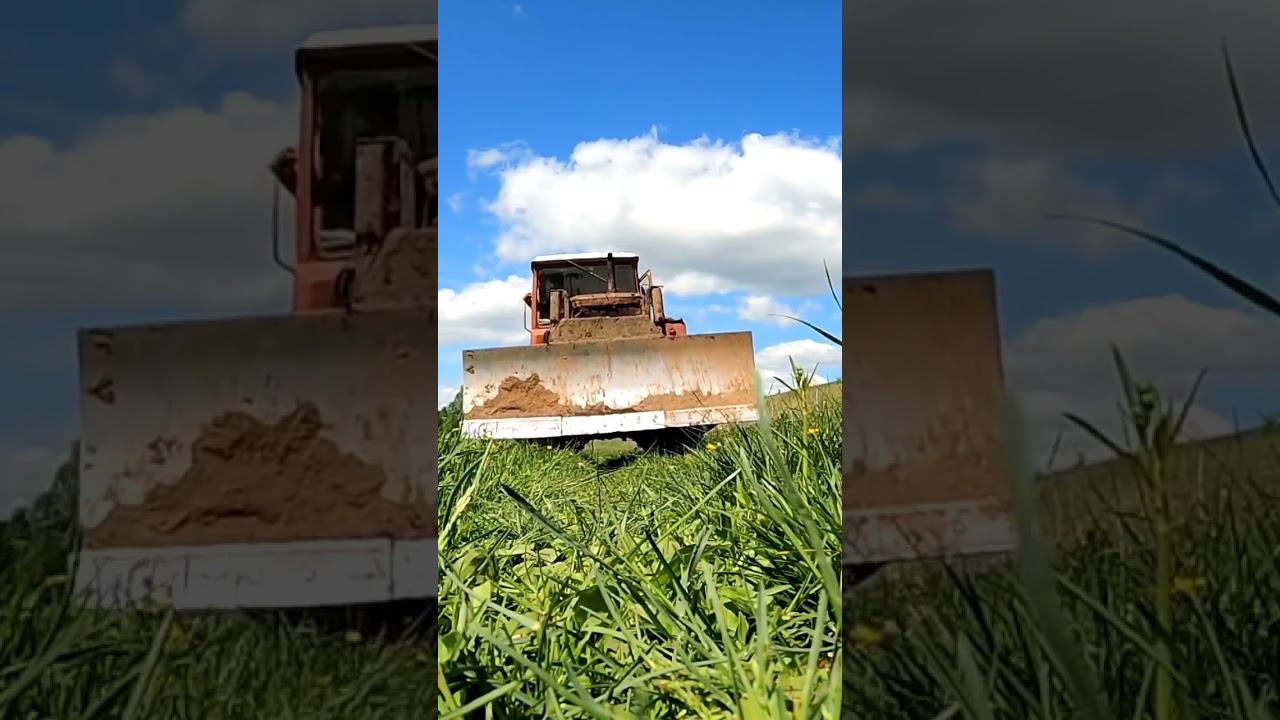 Работа на бульдозер ДТ 75 смотреть онлайн